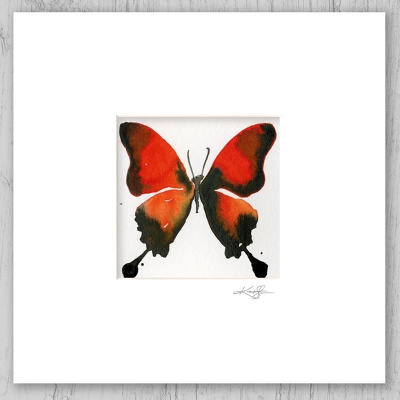 Original Watercolor Butterfly Painting, Kathy Morton Stanion - Butterfly Song 23 - Picture 1 of 2